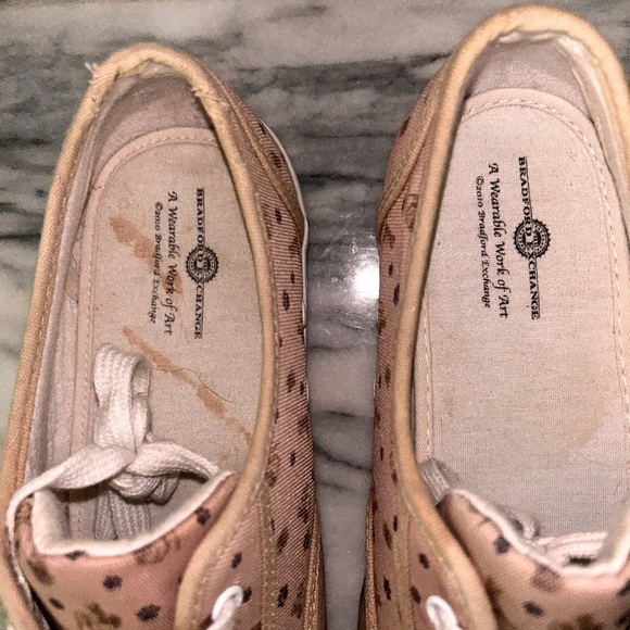 Bradford Exchange “I Love Golden Retrievers” Tennis Shoes Size 11 Artsy Comfy - Picture 8 of 9